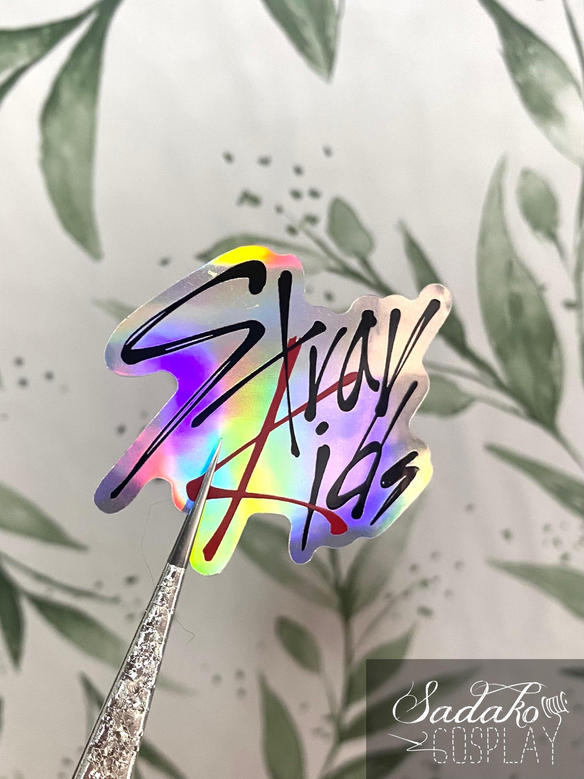 Stray Kids Logo Vinyl Sticker mit Holo-Laser-Effekt