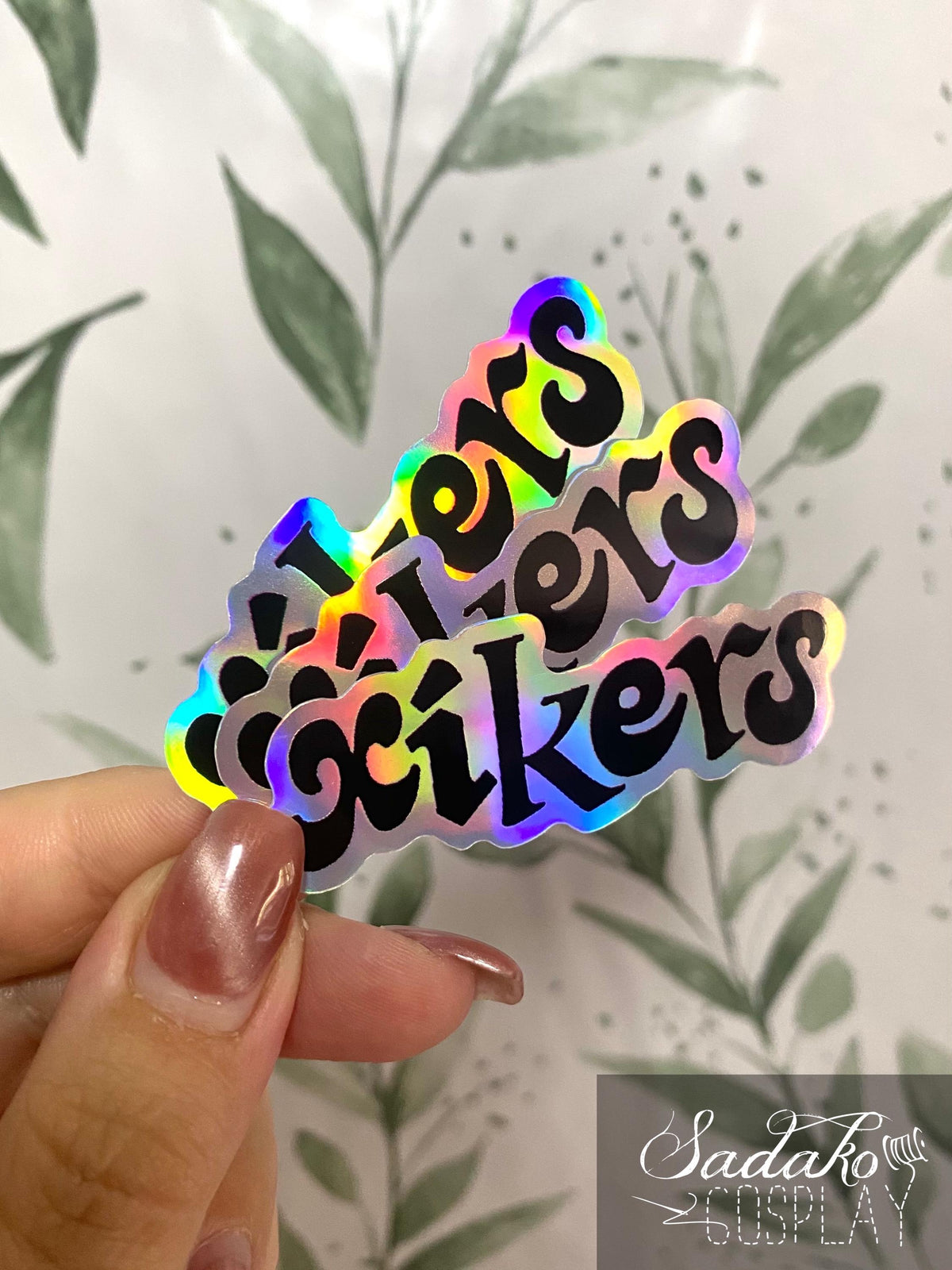 xikers Logo Vinyl Sticker mit Holo-Laser-Effekt