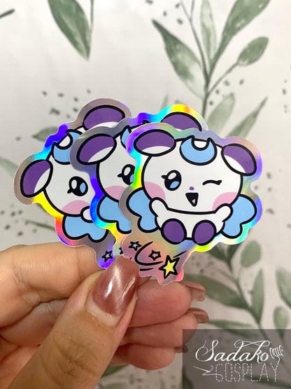 ATEEZ "Mighteez" Vinyl Sticker mit Holo-Laser-Effekt