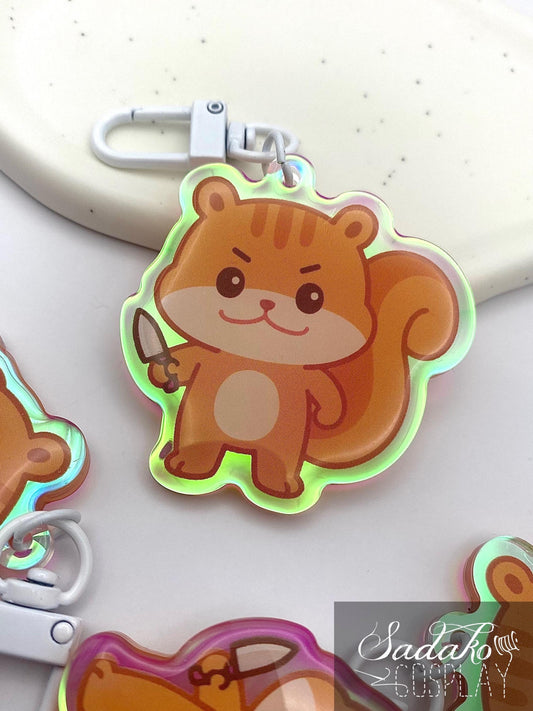 PREORDER ATEEZ "Don‘t fck with Jjoongrami" Acrylic Keychain mit Holo-Laser-Effekt