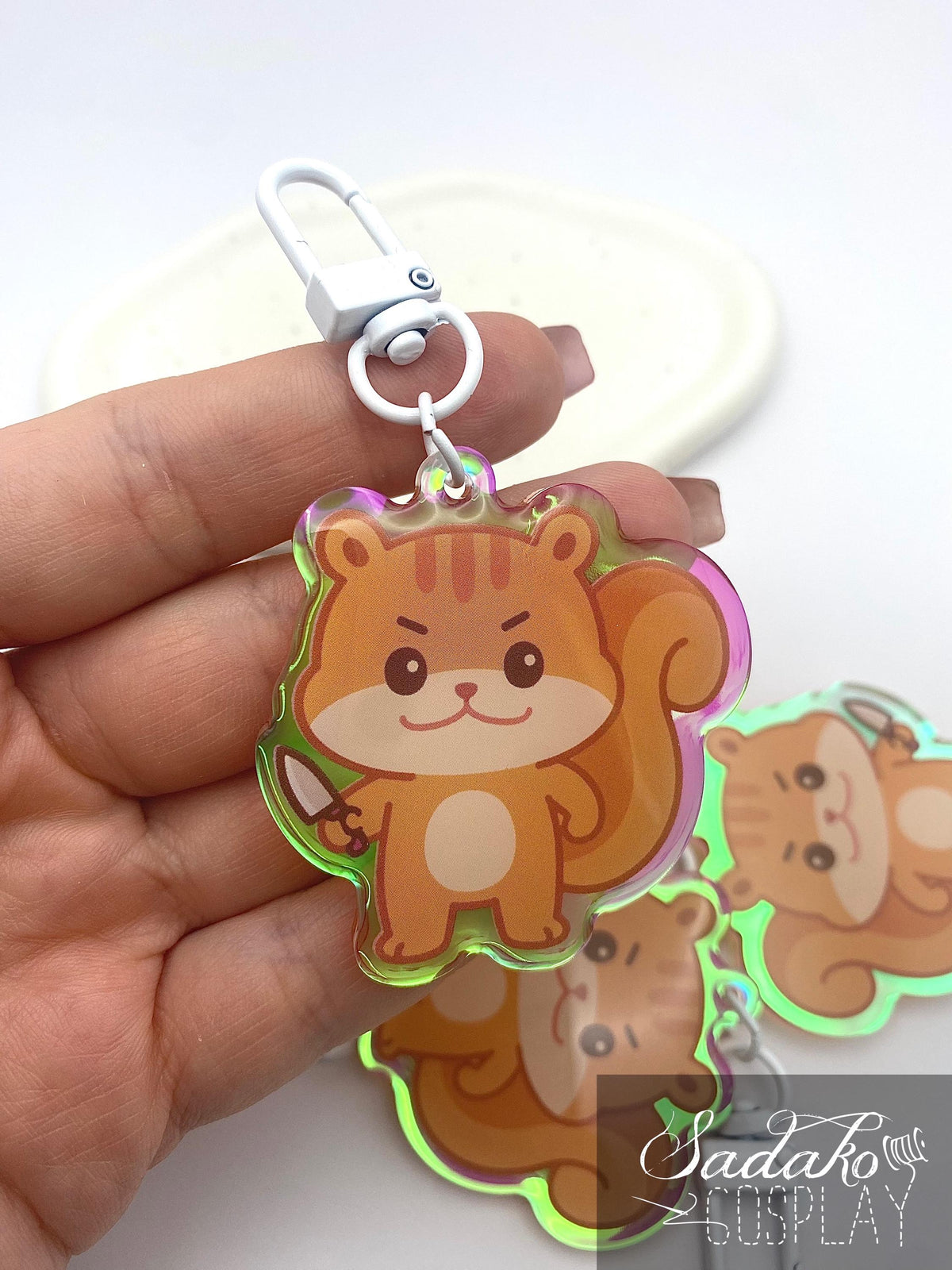 PREORDER ATEEZ "Don‘t fck with Jjoongrami" Acrylic Keychain mit Holo-Laser-Effekt