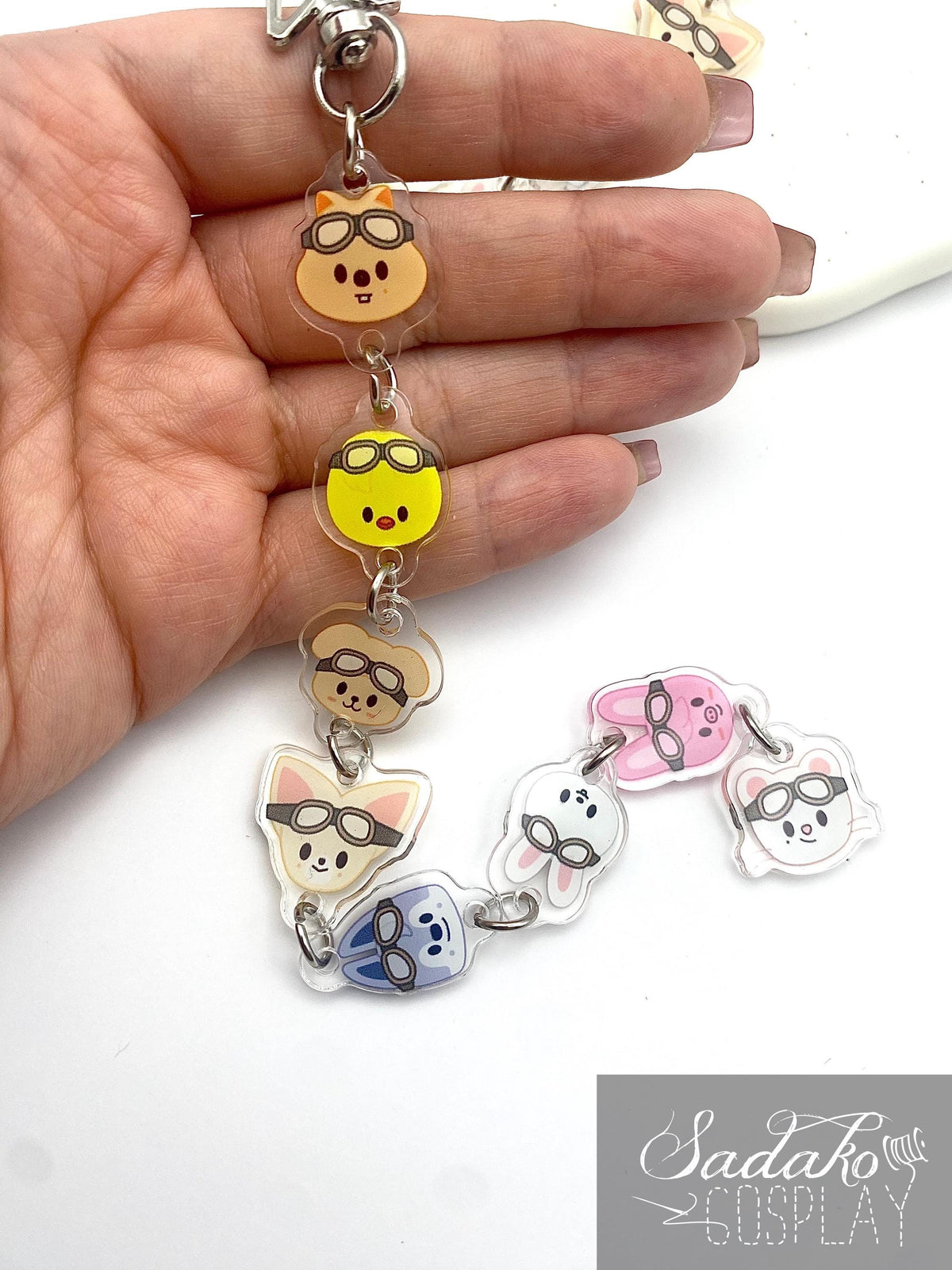 Stray Kids "SKZOO Pilot" Acryl Keychain-Kette