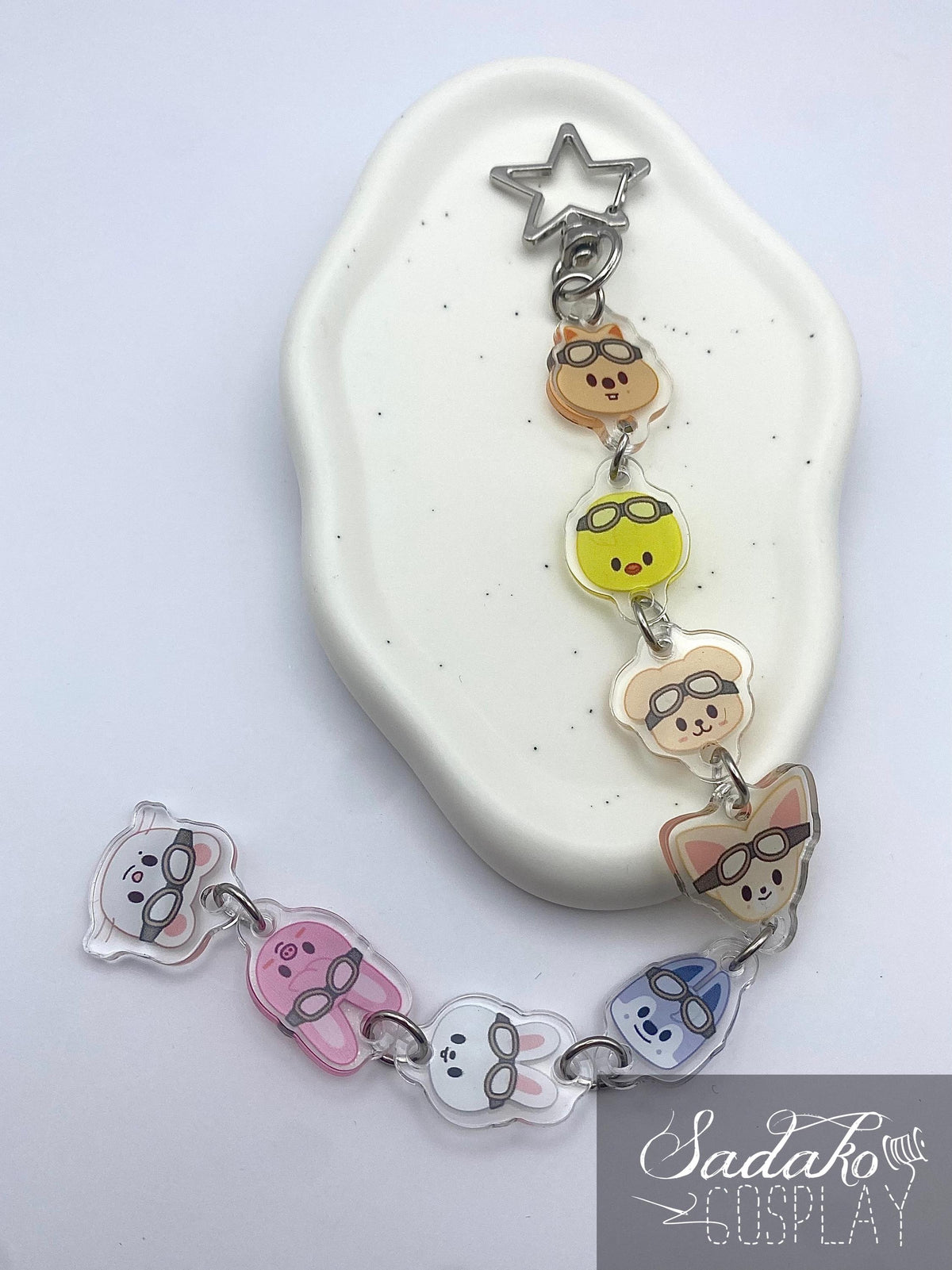Stray Kids "SKZOO Pilot" Acryl Keychain-Kette