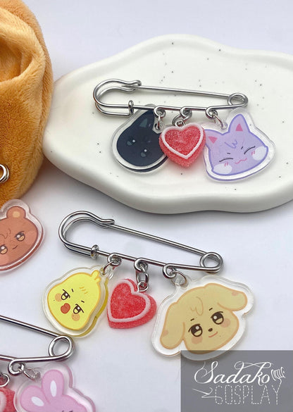 ATEEZ Aniteez Brosche Pin - Mix & Match