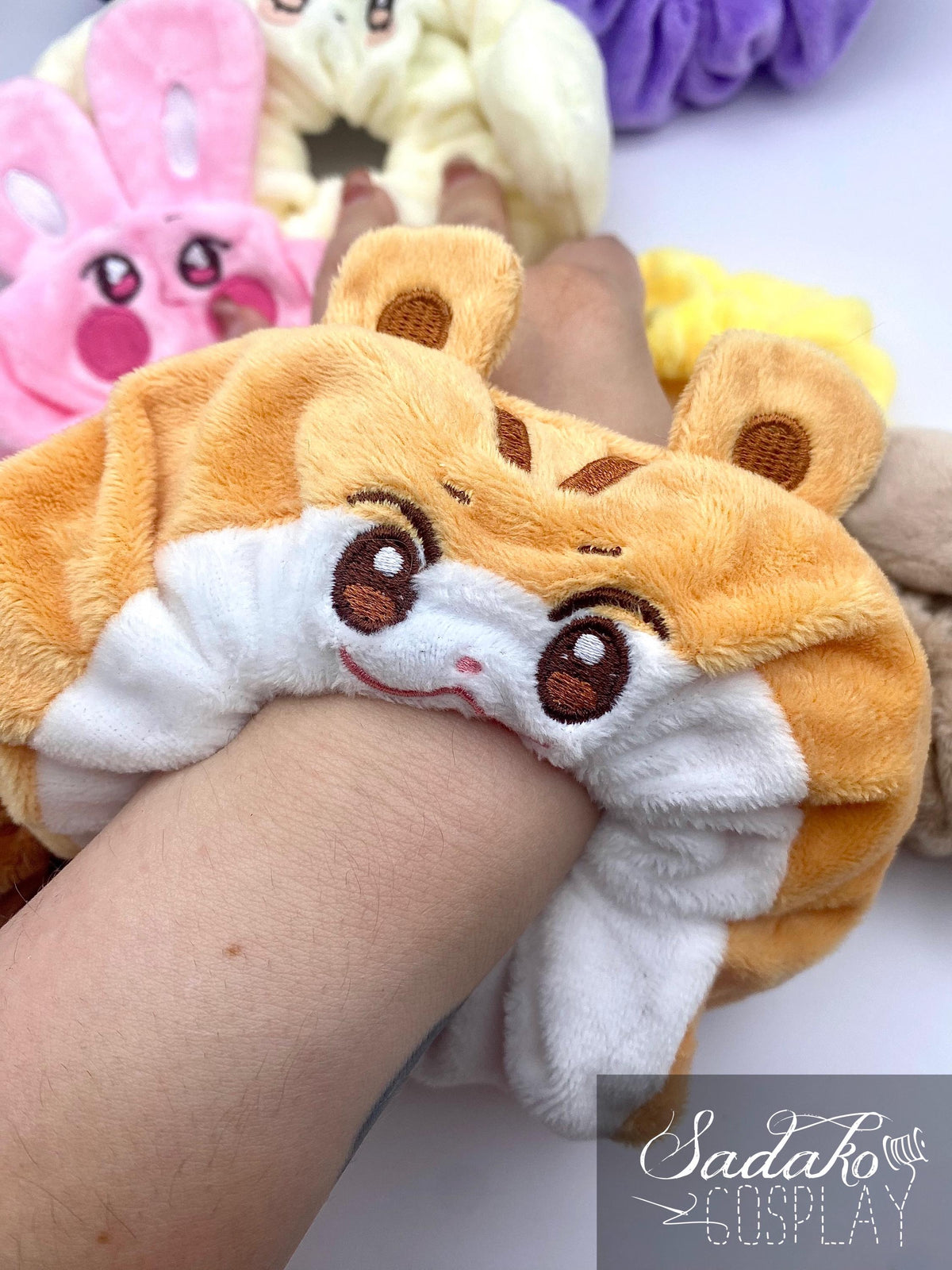 ATEEZ Aniteez Design Plush Scrunchie / Haargummi