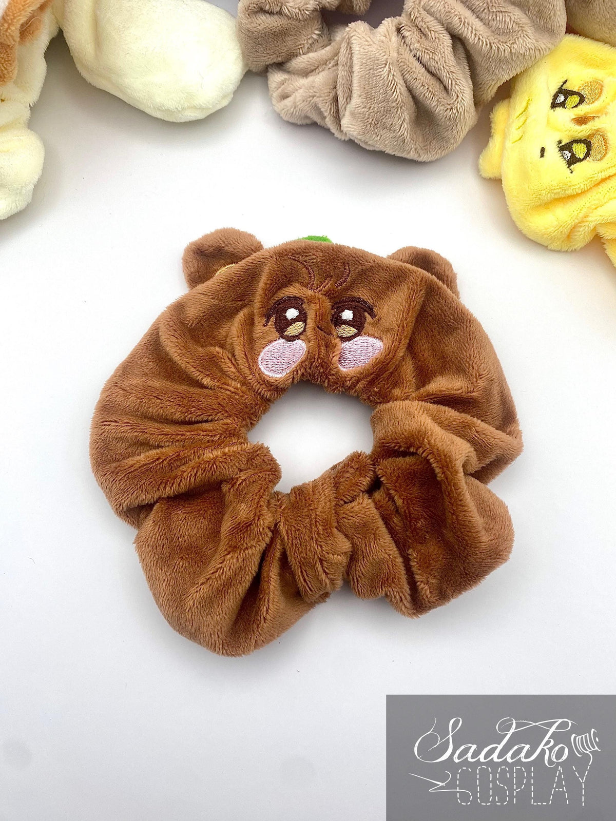 ATEEZ Aniteez Design Plush Scrunchie / Haargummi