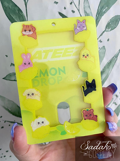 ATEEZ "Lemon Drop OT8" Aniteez Acrylic Photocard Holder