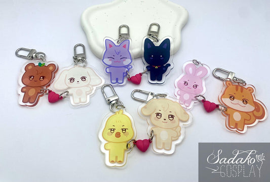 ATEEZ Aniteez Magnet Keychain
