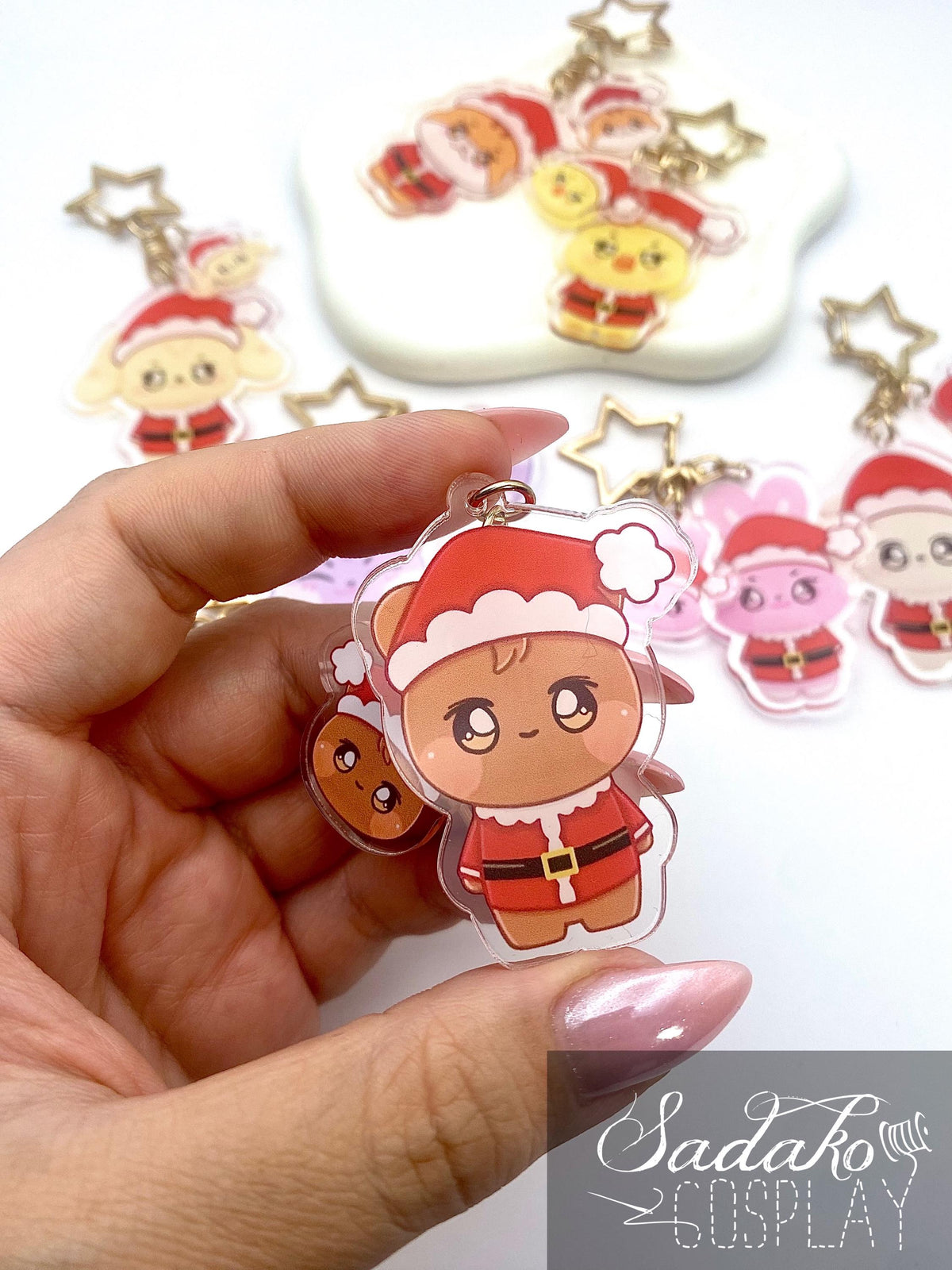 ATEEZ Aniteez "Weihnachten" Acrylic Keychain