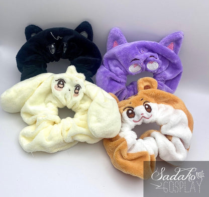 ATEEZ Aniteez Design Plush Scrunchie / Haargummi