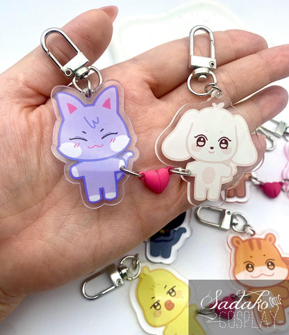 ATEEZ Aniteez Magnet Keychain