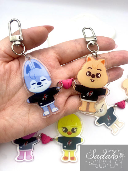 Stray Kids SKZOO Magnet Keychain