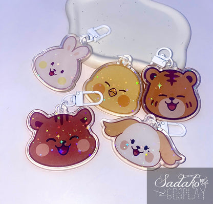 ONEUS Acrylic Keychain mit Holo-Stern-Effekt