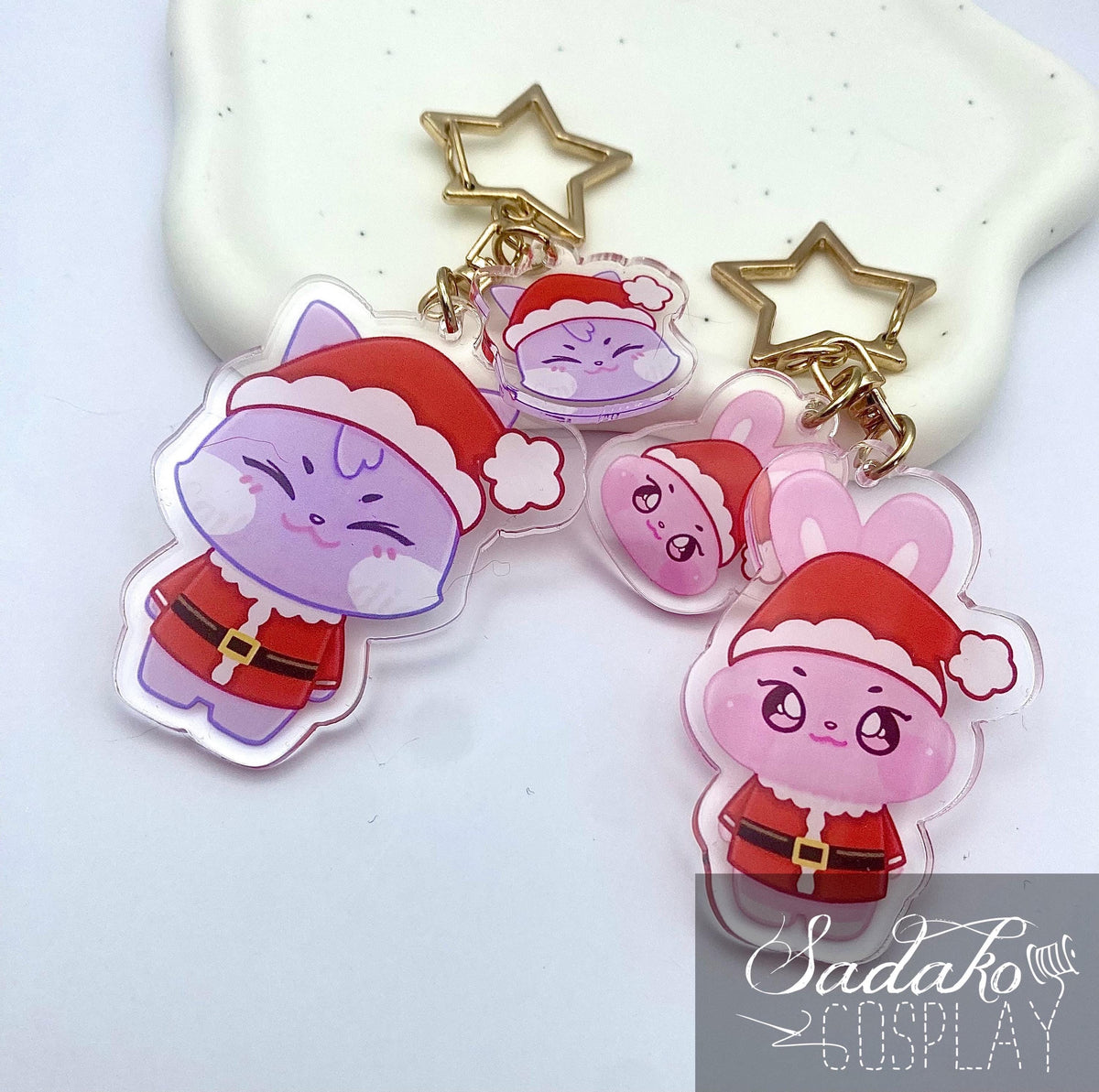 ATEEZ Aniteez "Weihnachten" Acrylic Keychain