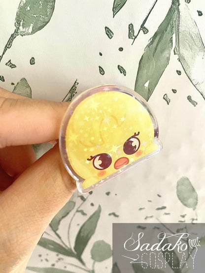 SKZOO Peeking Acrylic Pin, glitzernder Stray Kids Anstecker