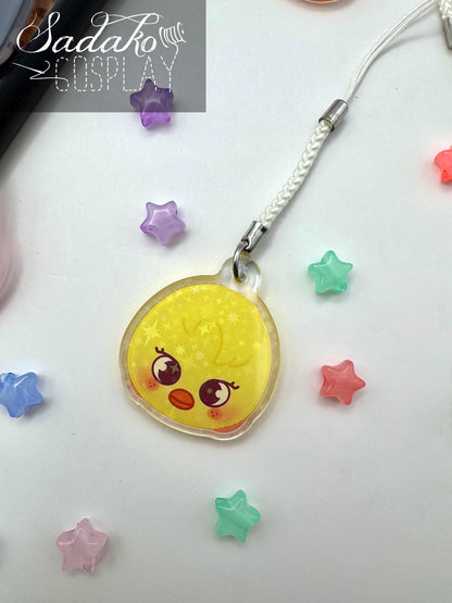 Stray Kids "SKZOO" Phone Charm Keychain mit Holo-Stern-Effekt