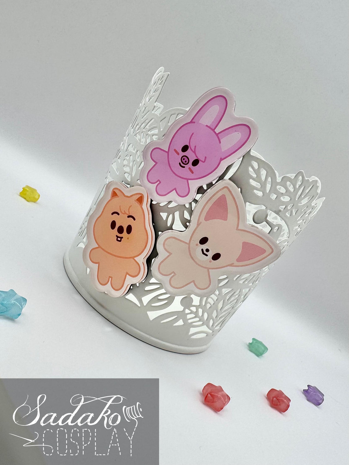 Stray Kids SKZOO Mini Fridge Magnet mit Acryl-Schicht
