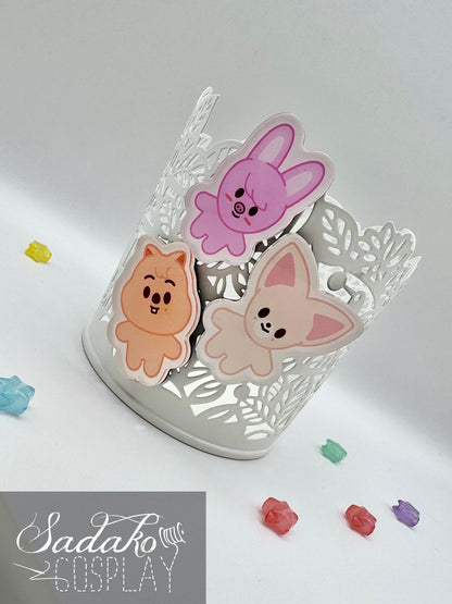 Stray Kids SKZOO Mini Fridge Magnet mit Acryl-Schicht