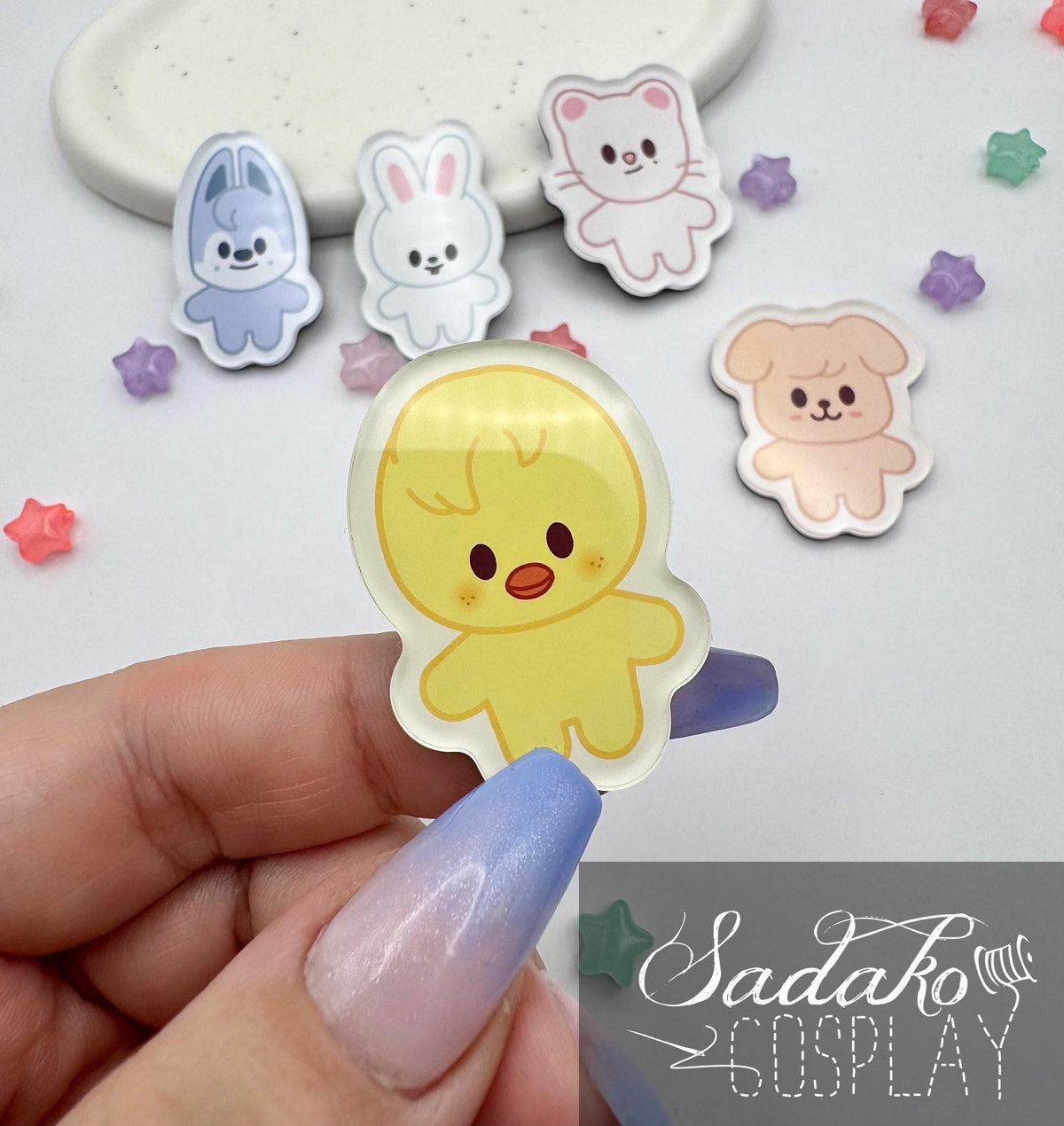 Stray Kids SKZOO Mini Fridge Magnet mit Acryl-Schicht