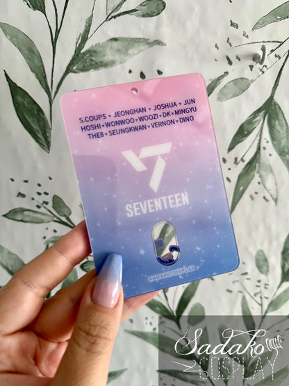 SEVENTEEN & Carat Acrylic Photocard Holder