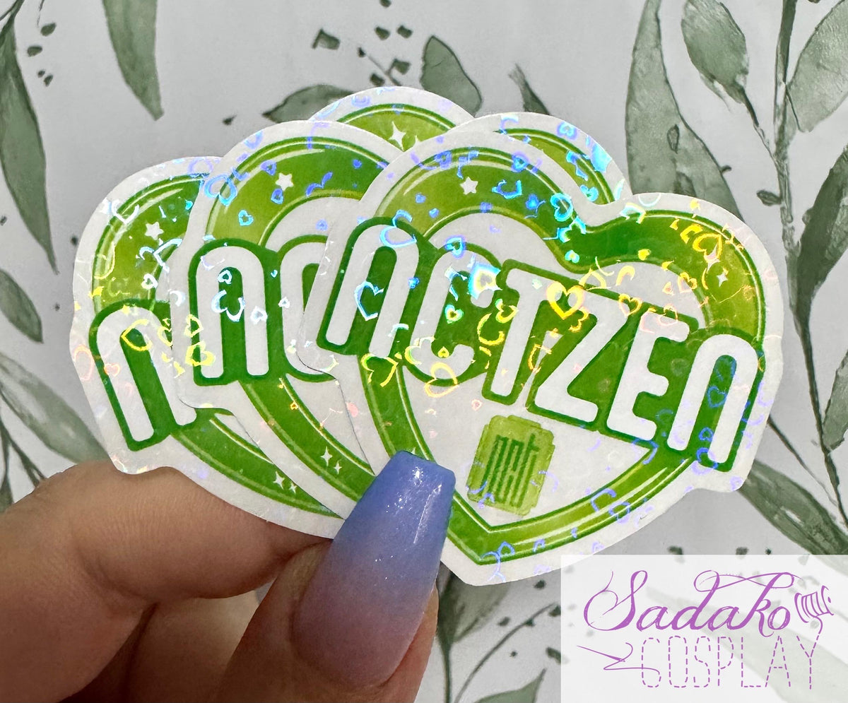 NCT & NCTzen transparenter Sticker - K-Pop Heart Collection, wasserfester Holo-Aufkleber