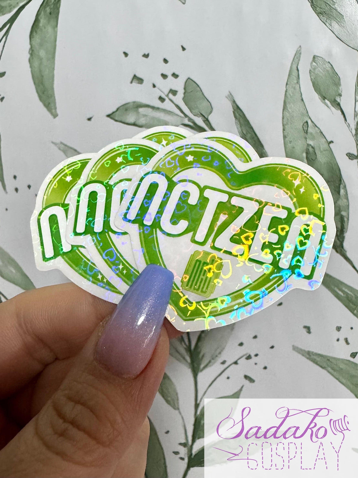 NCT & NCTzen transparenter Sticker - K-Pop Heart Collection, wasserfester Holo-Aufkleber