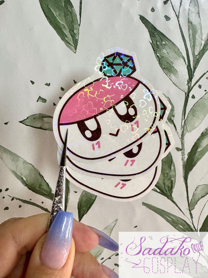 Seventeen Bongbongee transparenter Sticker - wasserfester Holo-Aufkleber