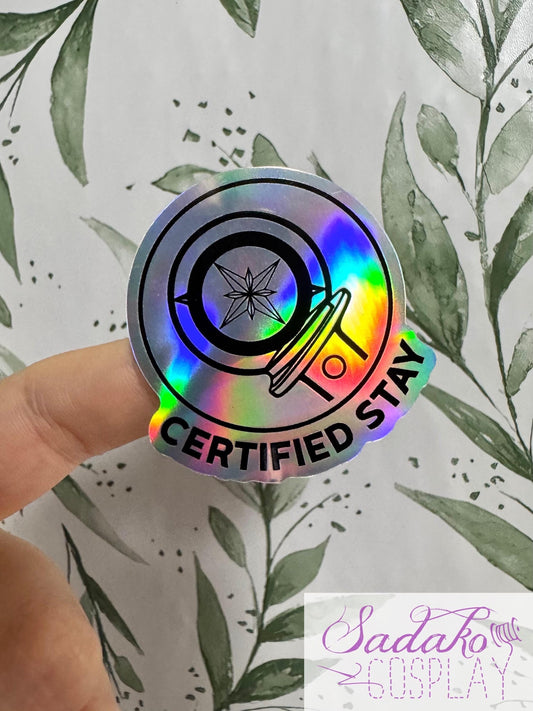 Certified STAY Sticker - wasserfester lightstick Holo-Aufkleber, Stray Kids
