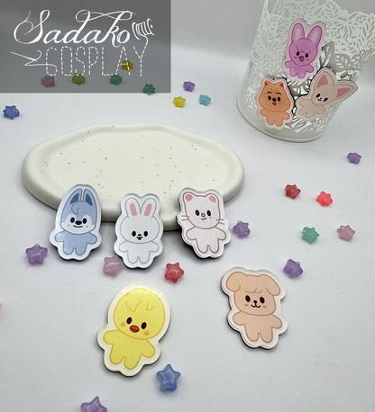 Stray Kids SKZOO Mini Fridge Magnet mit Acryl-Schicht