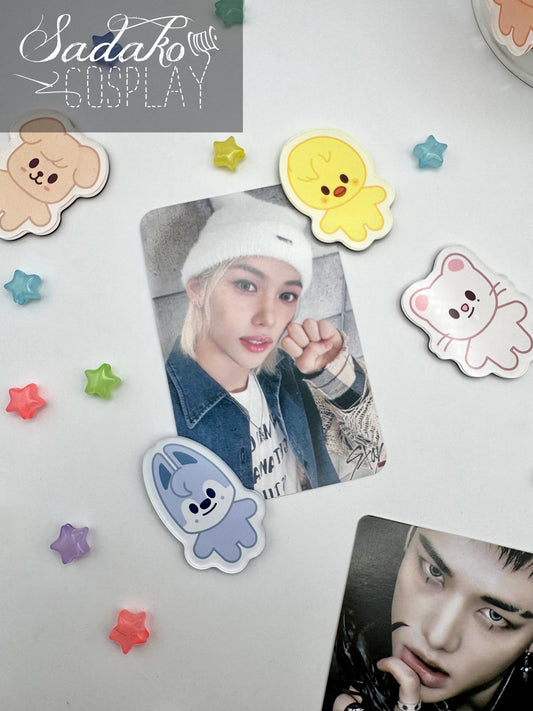 Stray Kids SKZOO Mini Fridge Magnet mit Acryl-Schicht