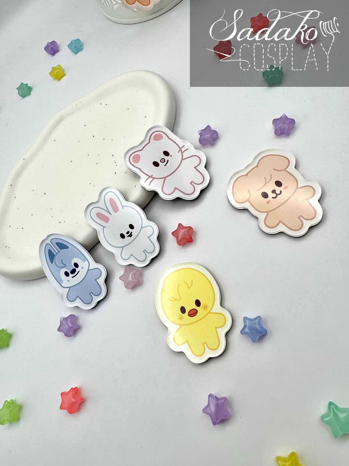 Stray Kids SKZOO Mini Fridge Magnet mit Acryl-Schicht