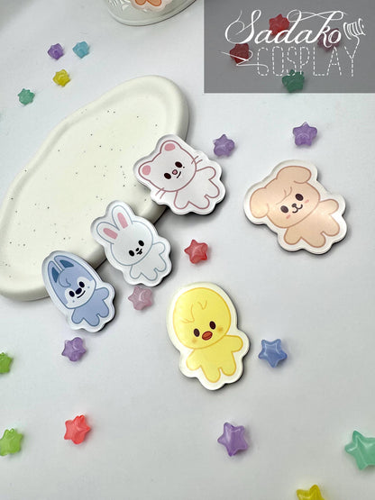Stray Kids SKZOO Mini Fridge Magnet mit Acryl-Schicht