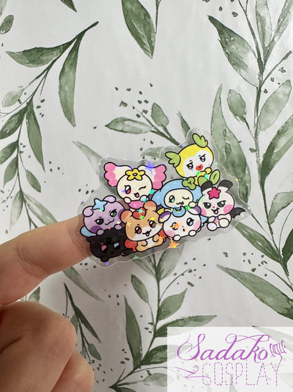 Mighteez Gruppe transparenter Sticker - wasserfester Holo-Aufkleber, ATEEZ