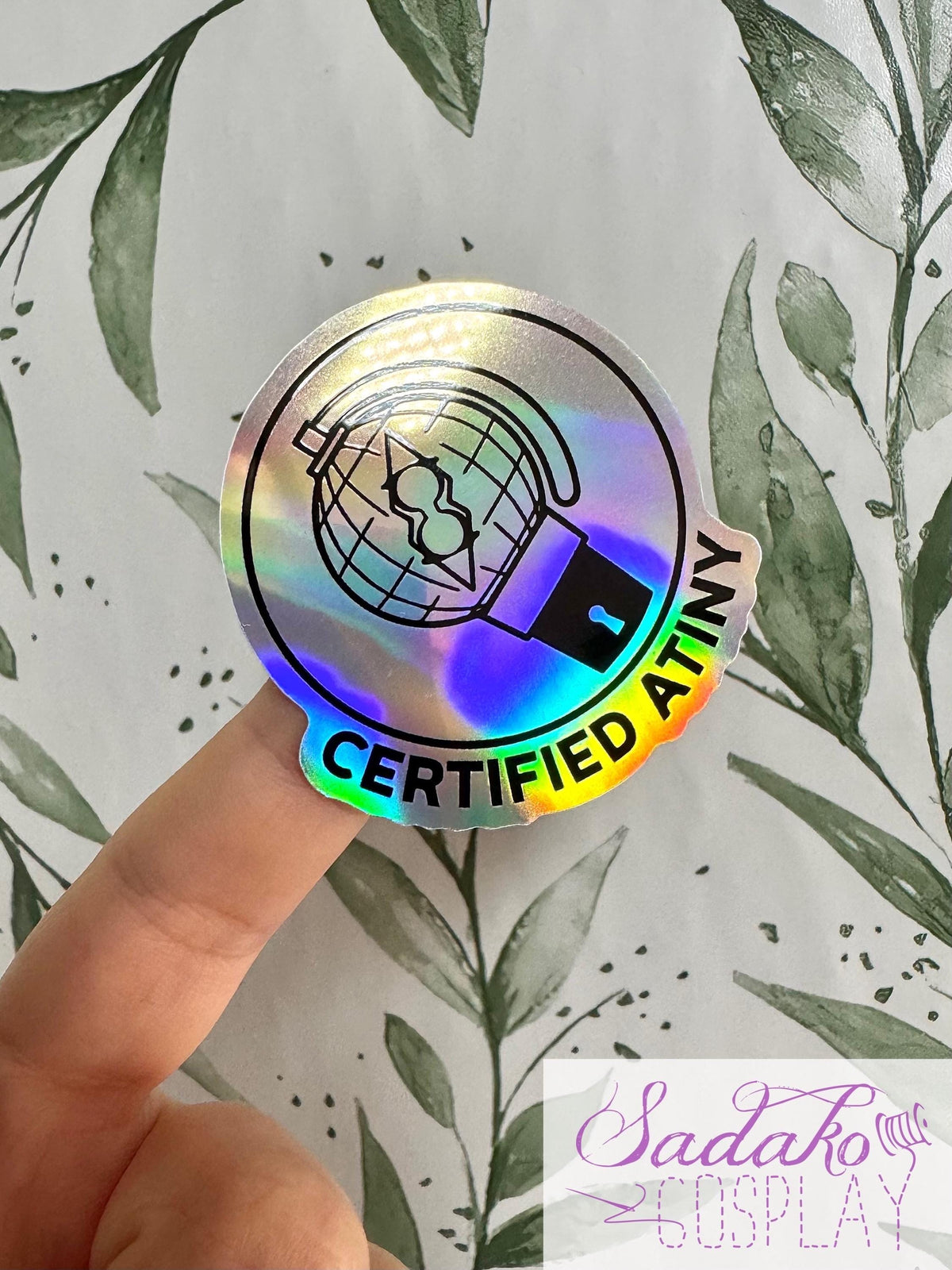Certified Atiny Sticker - wasserfester lightstick Holo-Aufkleber, ATEEZ