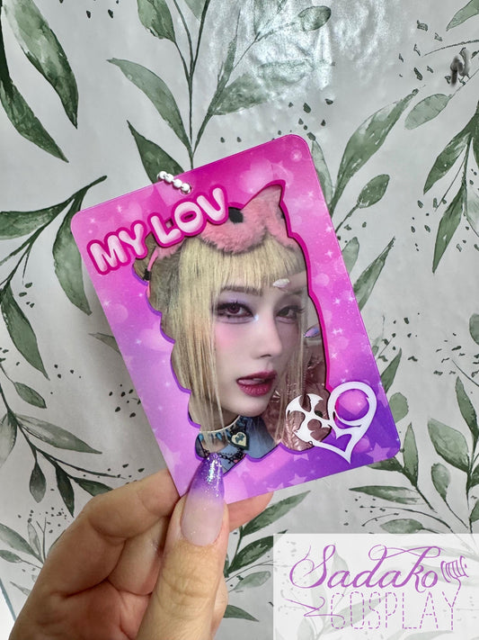 XLOV My LOV pinker Photocard Holder für Evol, K-Pop Fotokarten Halter Acryl