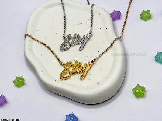 STAY Edelstahl Halskette, Stray Kids SKZ Fandom Kette, Fan merchandise K-Pop