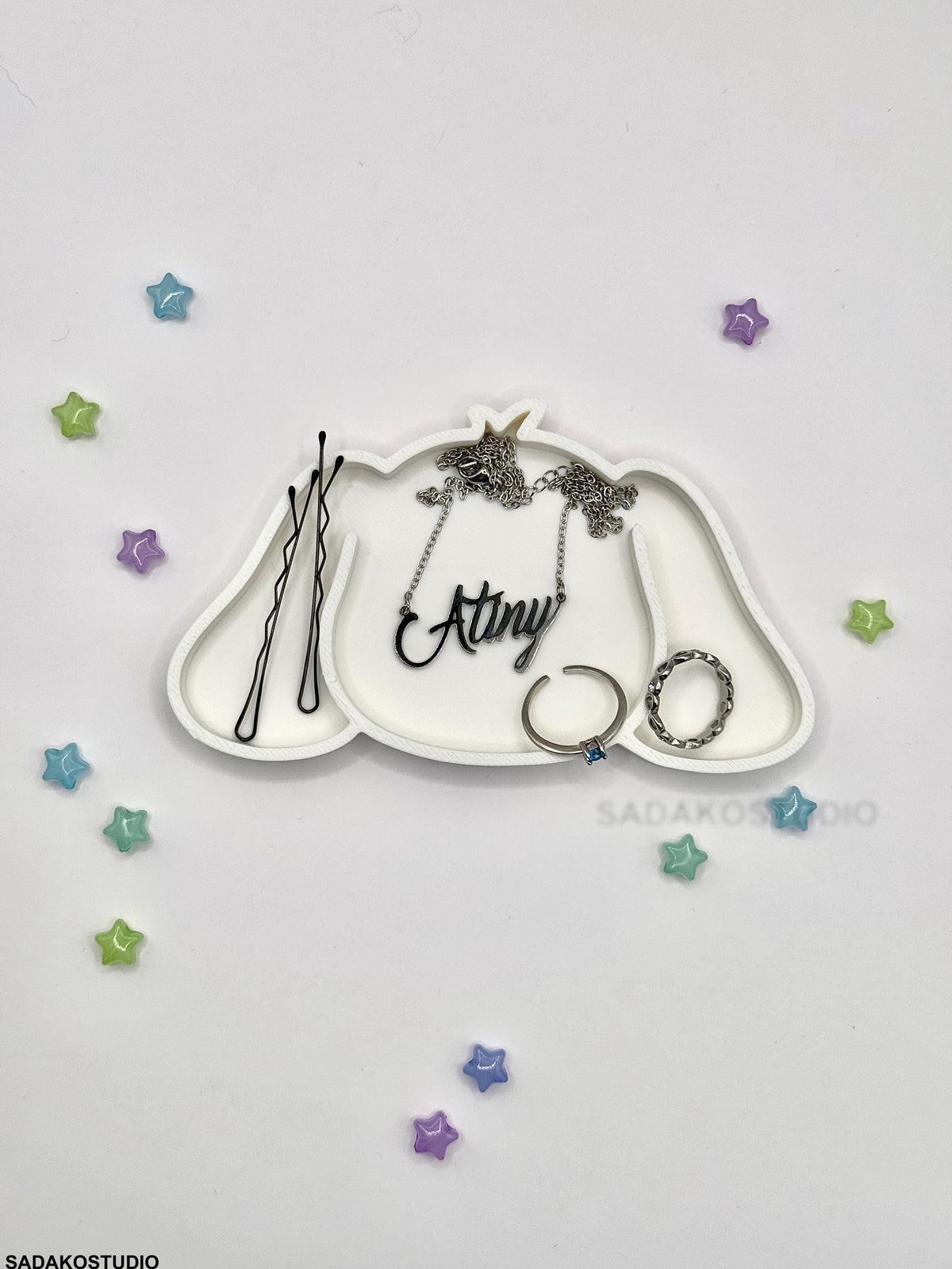 ATEEZ ANITEEZ Trinket Tray 3D Printed | Jewelry Dish & K-Pop Desk Decor | ATINY Gift
