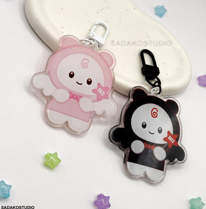 STAYlight Keychain hell oder dunkel, Stray Kids acrylic Anhänger, SKZOO Angel für STAY
