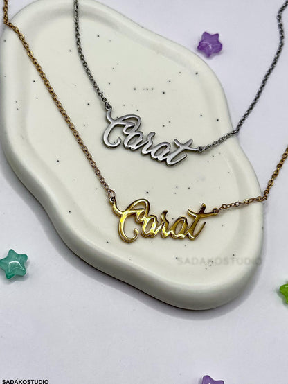 CARAT Edelstahl Halskette, Seventeen Fandom Kette, Fan merchandise K-Pop