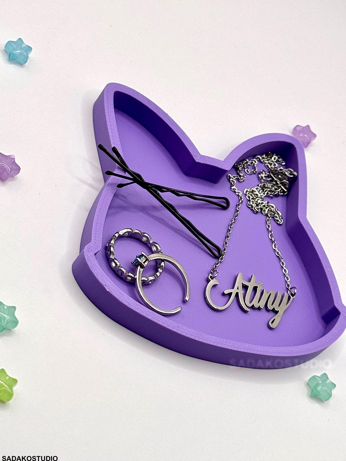 ATEEZ ANITEEZ Trinket Tray 3D Printed | Jewelry Dish & K-Pop Desk Decor | ATINY Gift