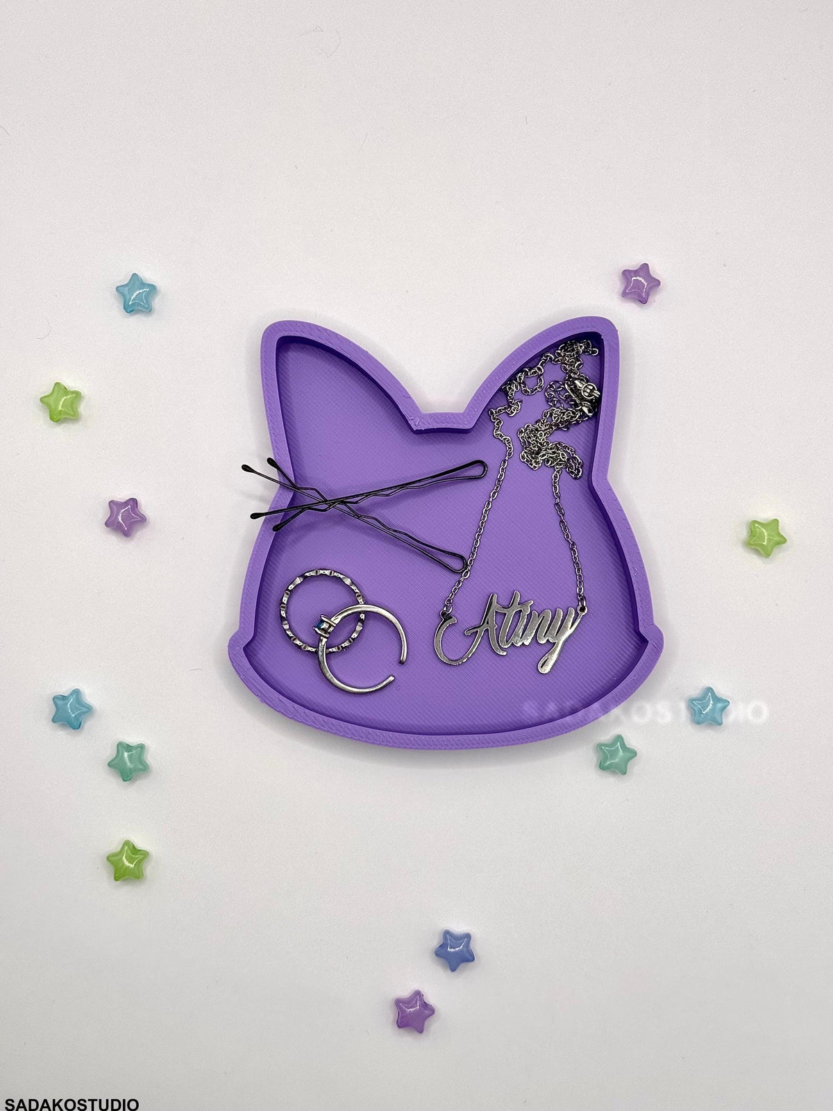 ATEEZ ANITEEZ Trinket Tray 3D Printed | Jewelry Dish & K-Pop Desk Decor | ATINY Gift