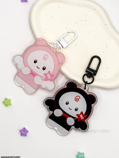 STAYlight Keychain hell oder dunkel, Stray Kids acrylic Anhänger, SKZOO Angel für STAY