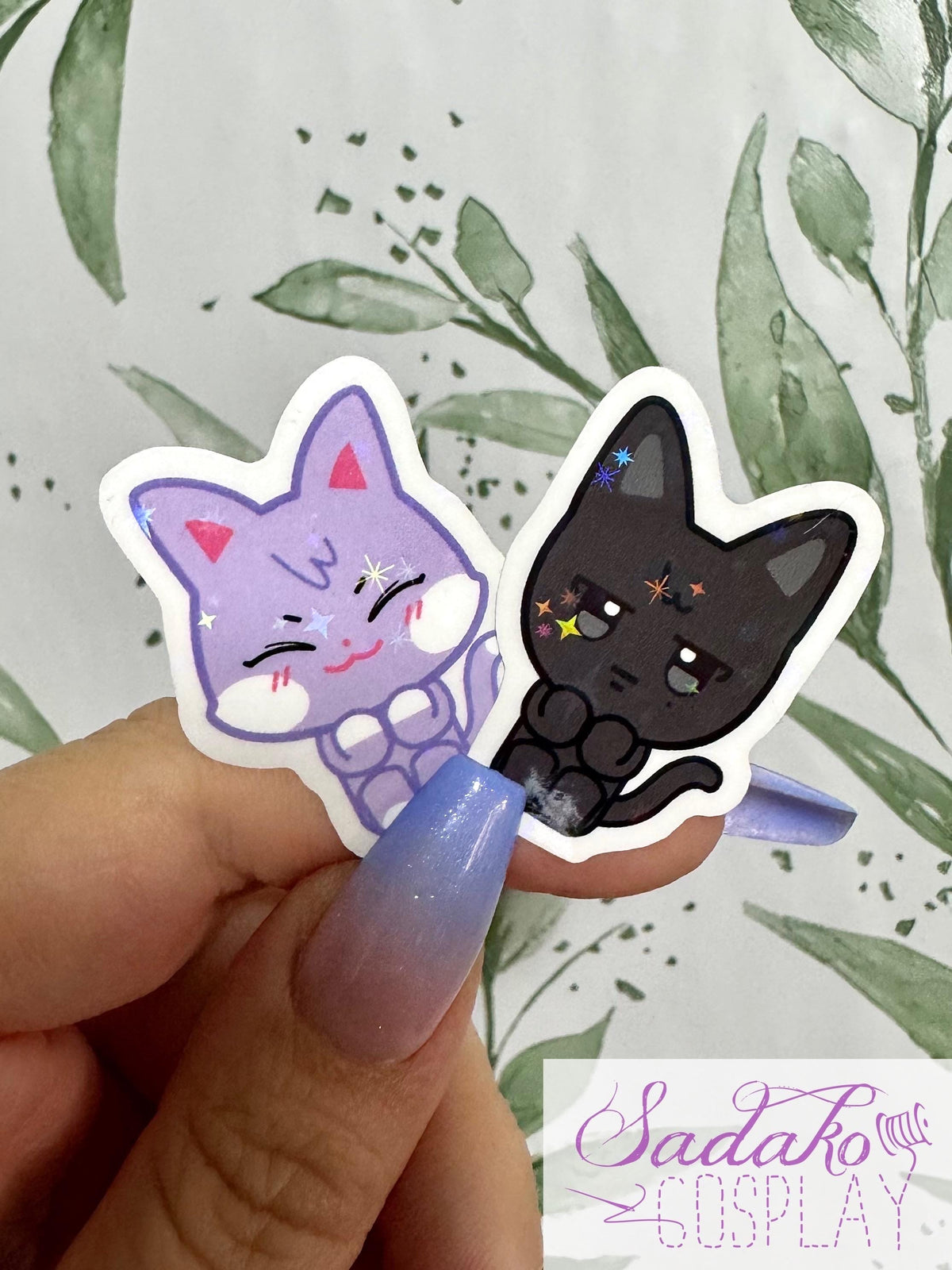 ATEEZ ANITEEZ Mini Sticker - Sitting ANITEEZ, wasserabweisendes Vinyl mit Stern Holo Glitzer, einzeln oder OT8 Set