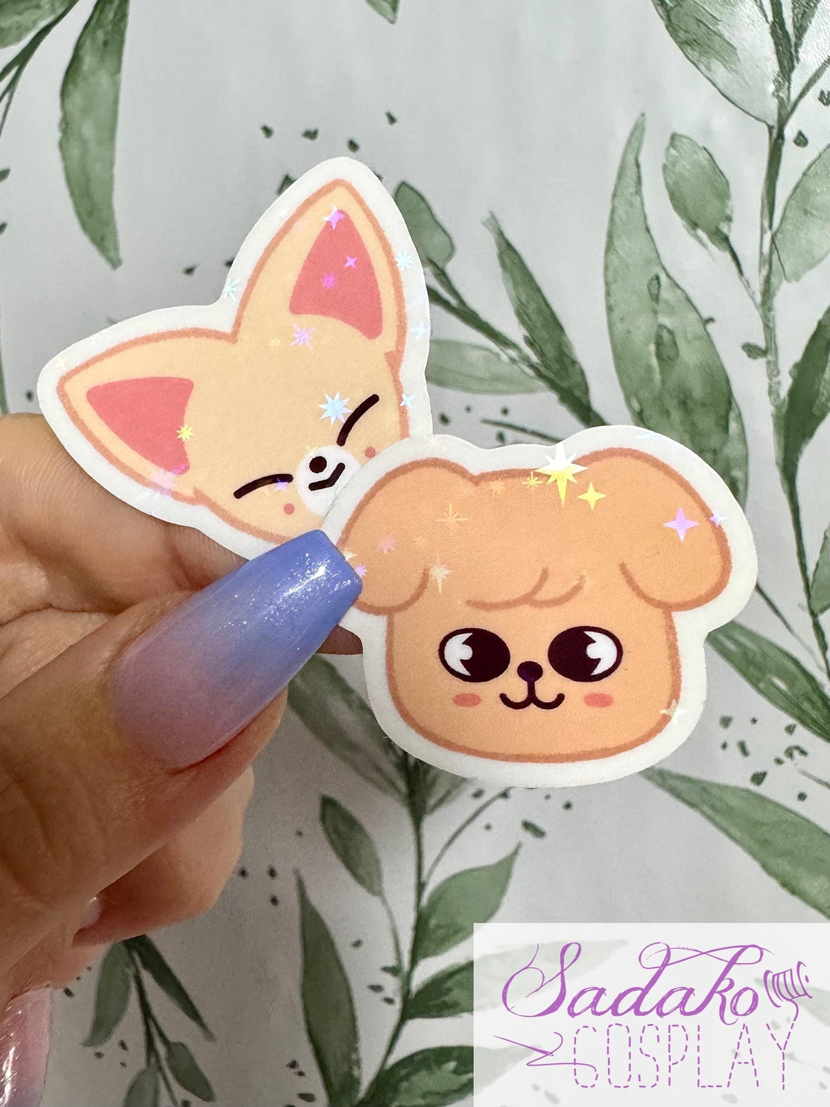 Stray Kids SKZOO Peekaboo Mini Sticker - Transparente Vinyl Aufkleber mit Stern Holo Glitzer, einzeln oder OT8 Set