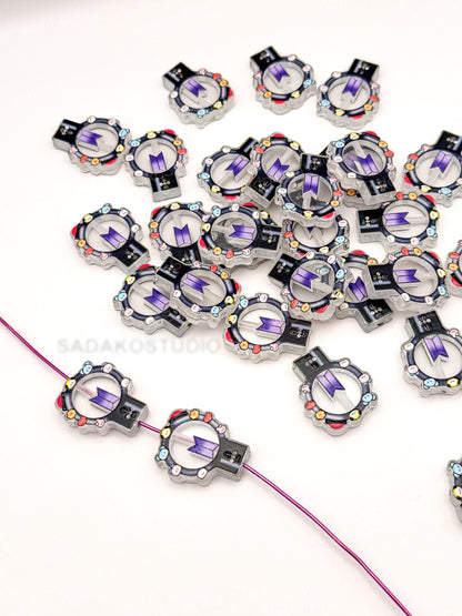 Bangtan Lightstick Acrylperlen | K-Pop DIY Schmuck & Friendship Bracelets | Motivperlen für ARMY Freebies
