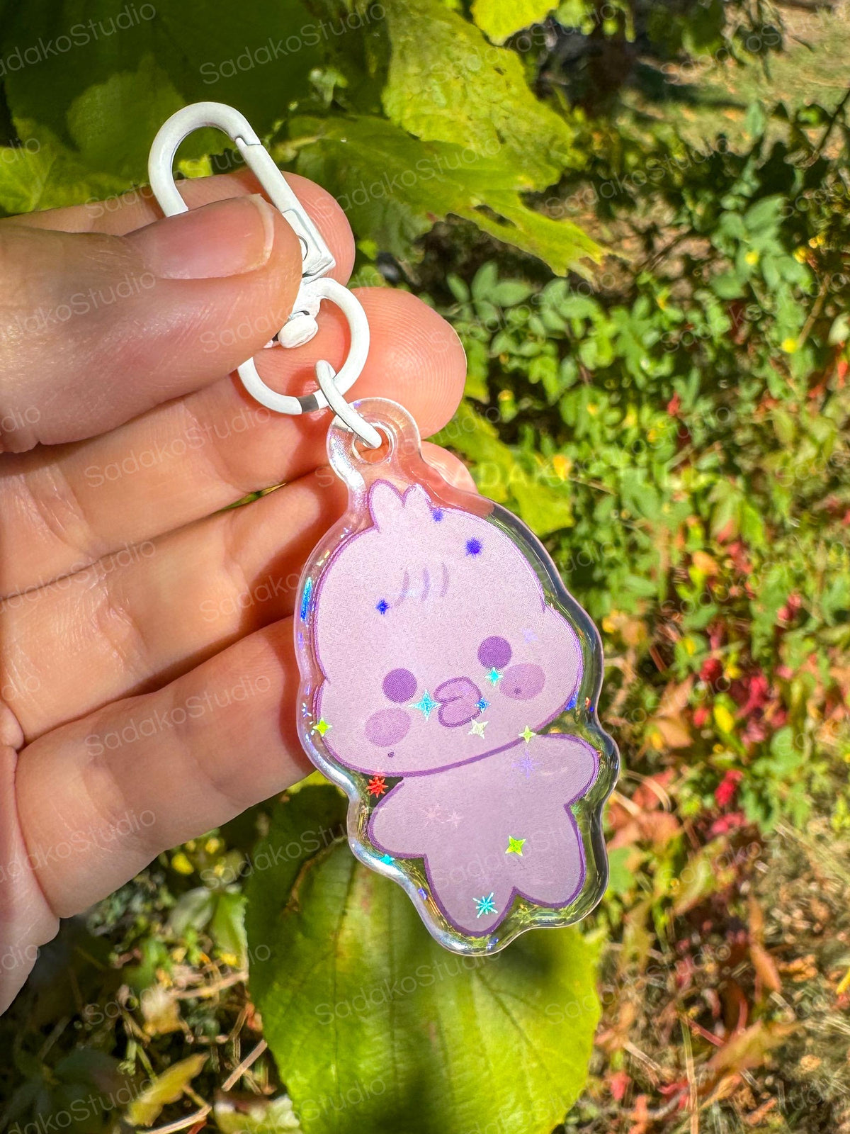 ATEEZ ANITEEZ ColorTeez Keychain | Bunter Holo Glitzer Schlüsselanhänger | K-Pop Anhänger für ATINYs