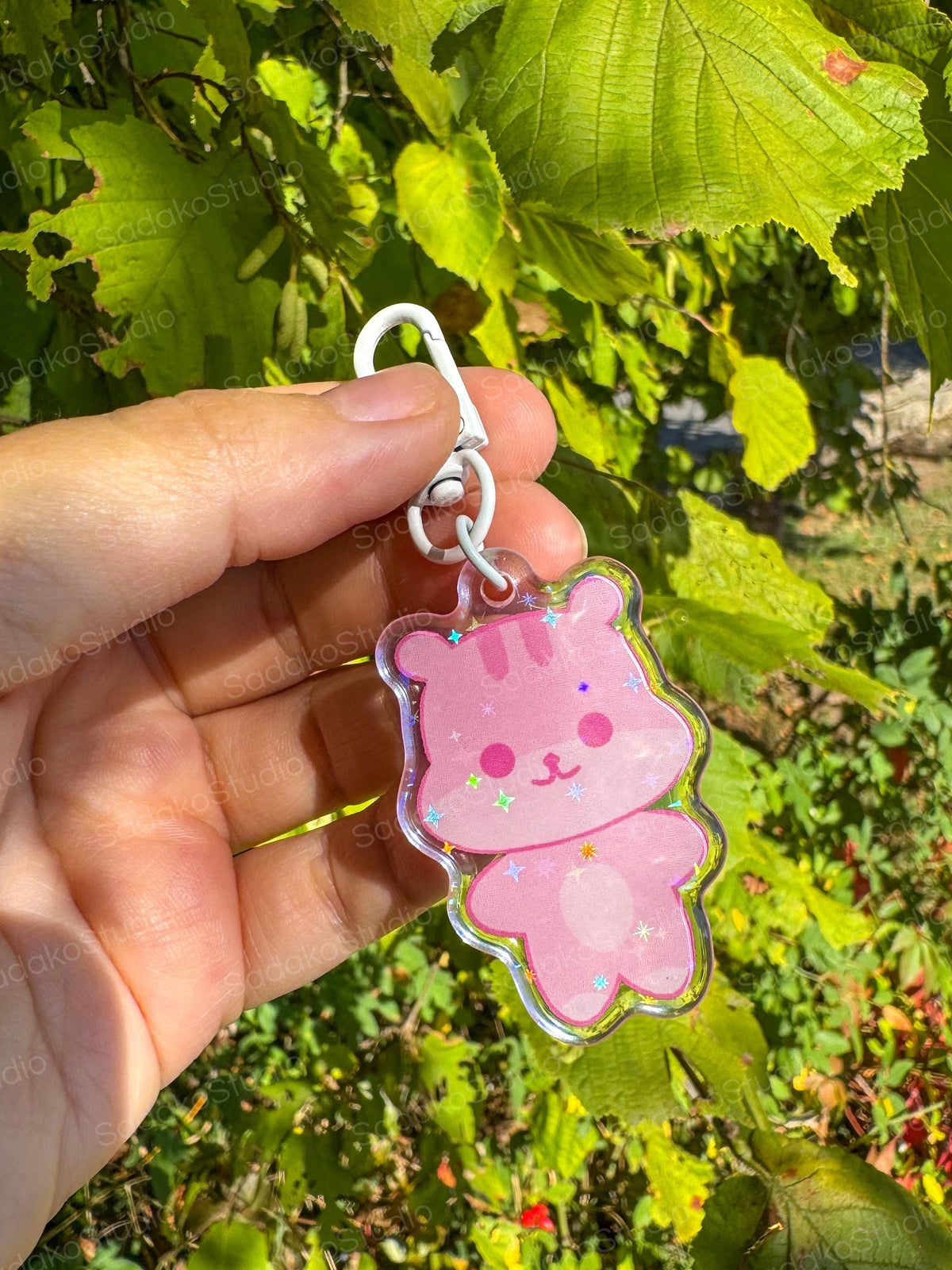 ATEEZ ANITEEZ ColorTeez Keychain | Bunter Holo Glitzer Schlüsselanhänger | K-Pop Anhänger für ATINYs