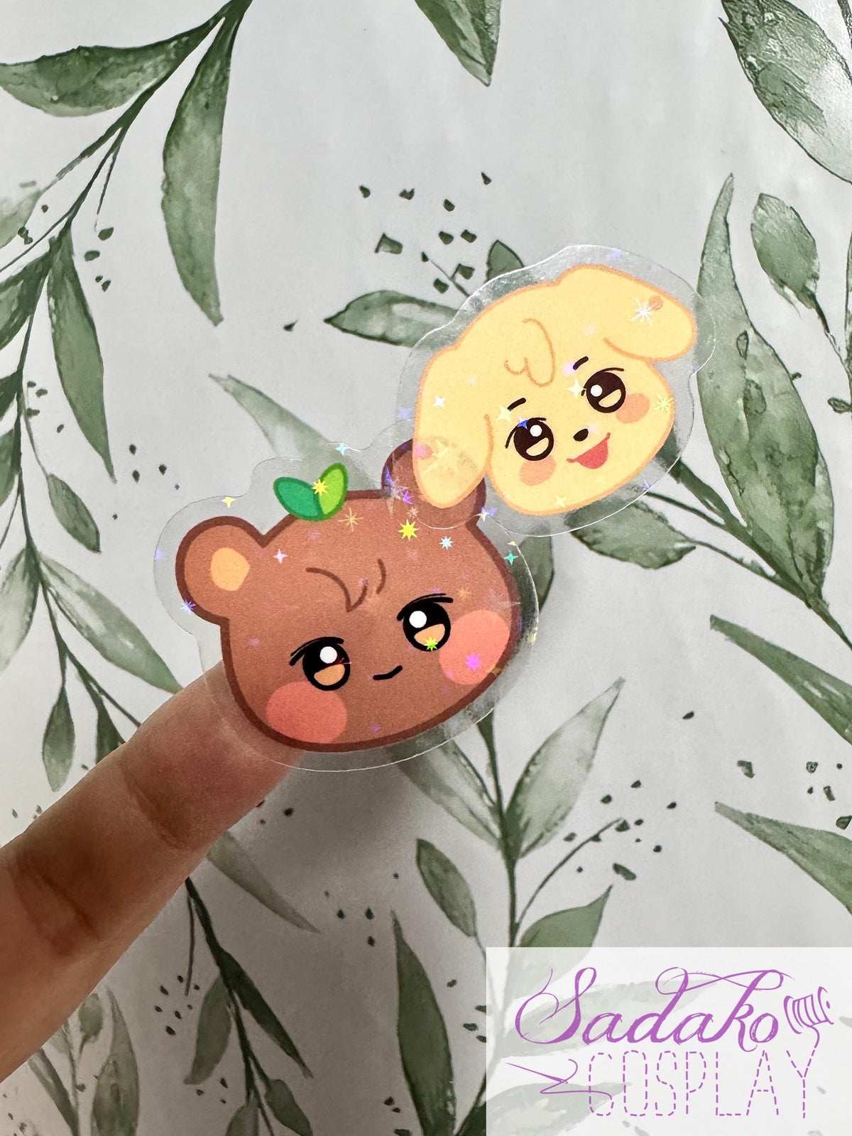ATEEZ ANITEEZ Peekaboo Mini Vinyl Sticker - ANITEEZ Kopf Sticker mit Stern Holo Glitzer, einzeln oder OT8 Set