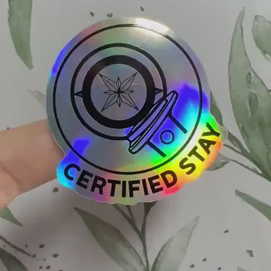 Certified STAY Sticker - wasserfester lightstick Holo-Aufkleber, Stray Kids