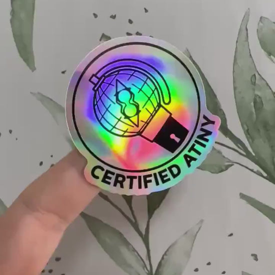 Certified Atiny Sticker - wasserfester lightstick Holo-Aufkleber, ATEEZ